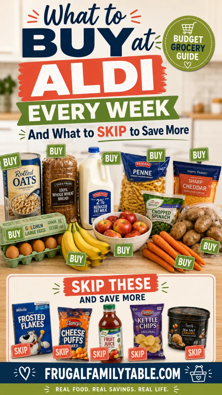 What to buy at Aldi every single week