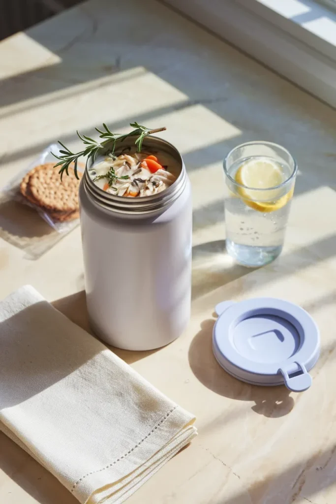 best food to put in thermos chicken wild rice