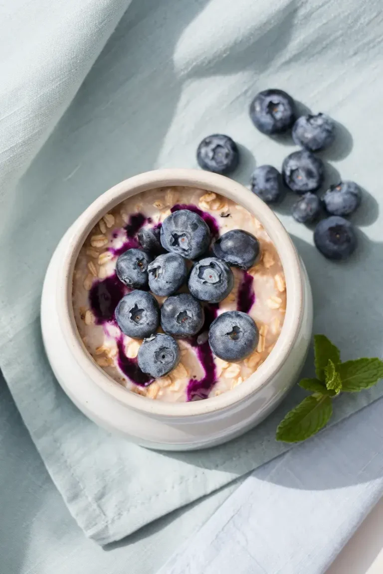 overnight oats blueberry