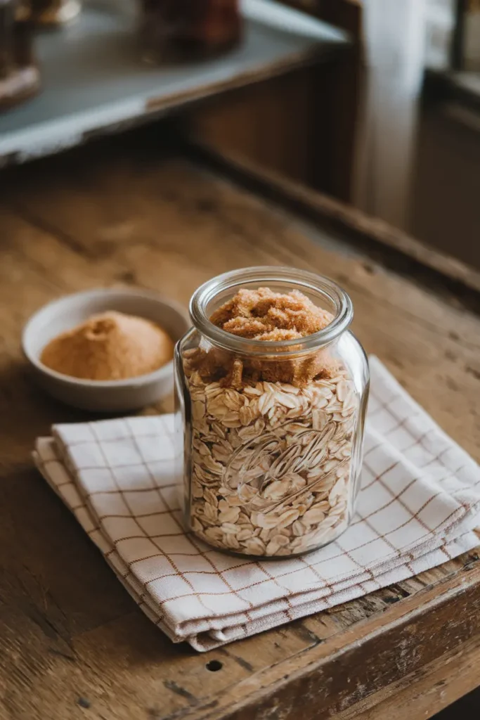 overnight oats brown sugar