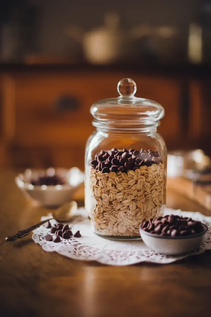 overnight oats chocolate chip