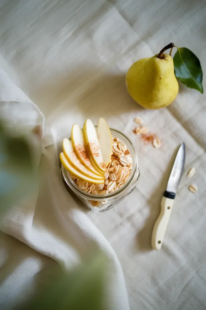 overnight oats pear