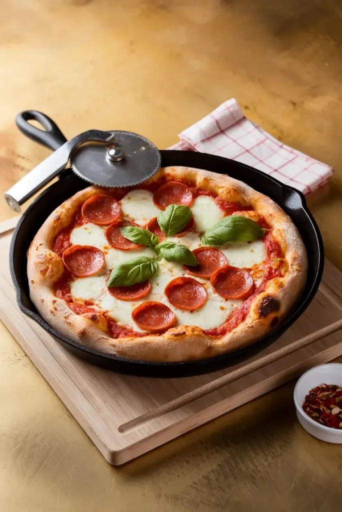 skillet pizza dinner easy family meal