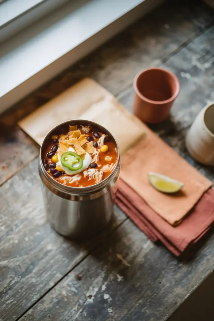 thermos lunch ideas for work chicken tortilla soup