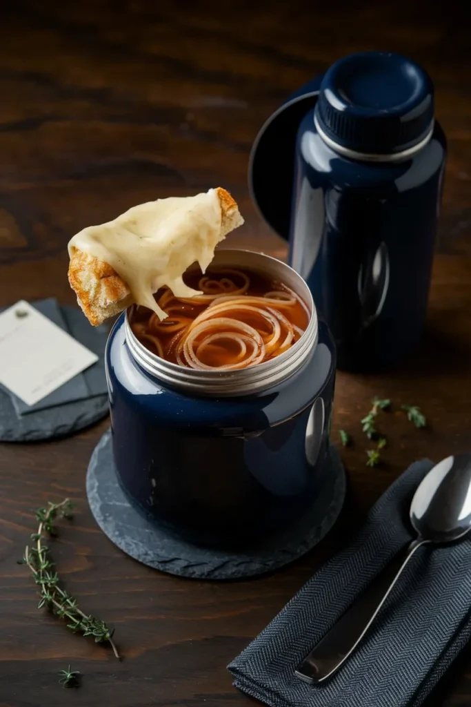 what to pack in a thermos french onion soup