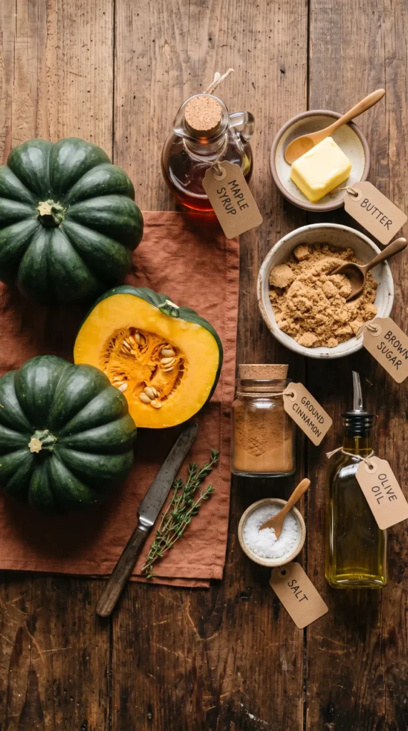 Easy Acorn Squash Ingredients