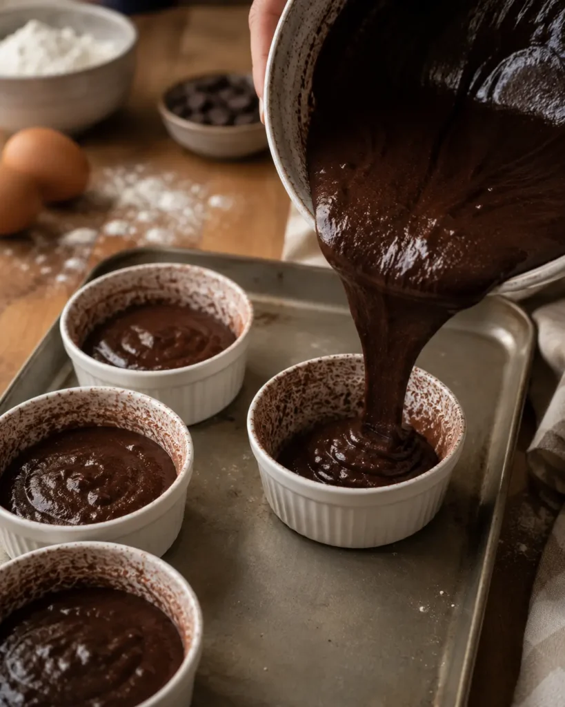 Molten Chocolate Lava Cake Step by Step