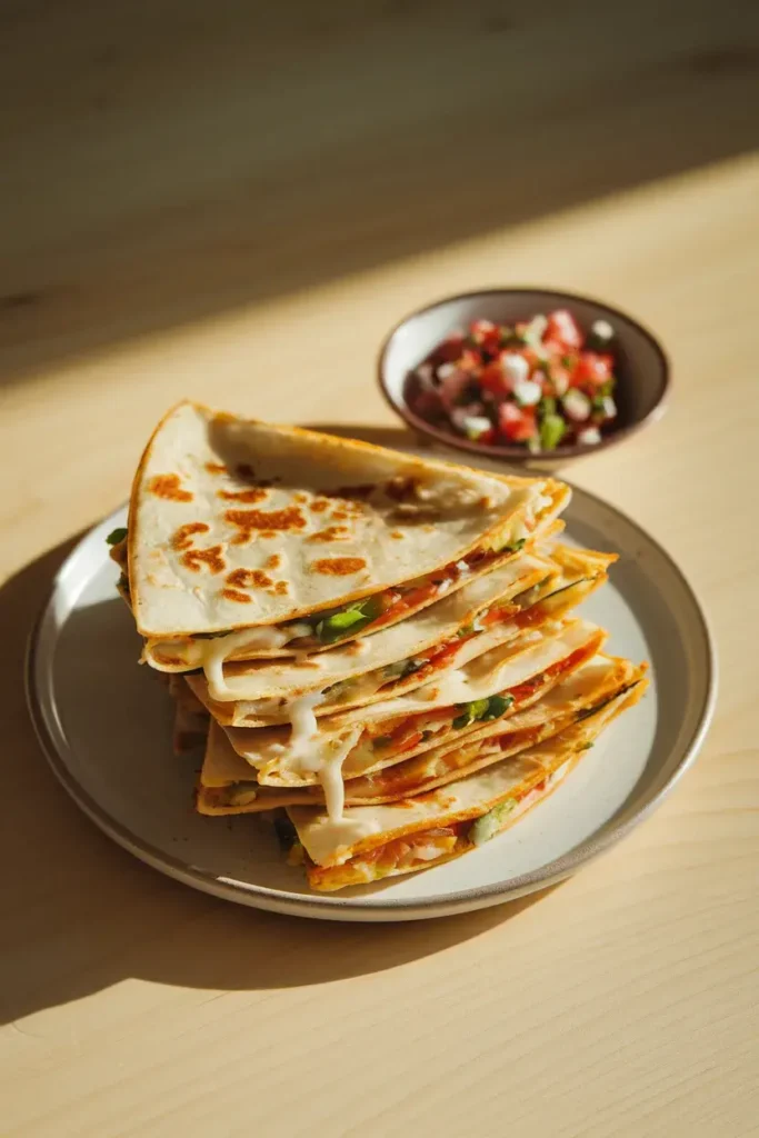 back to school quick quesadilla dinner