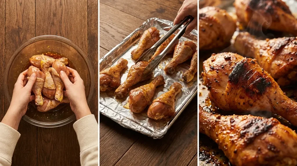chicken drumstick recipes Step by Step Instructions