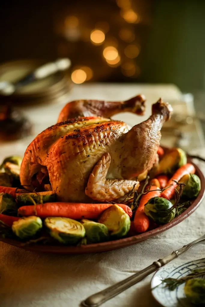 holiday budget roast chicken veggies