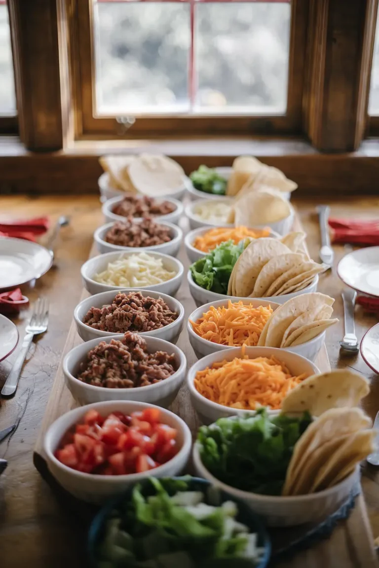 picky eater taco bar family dinner